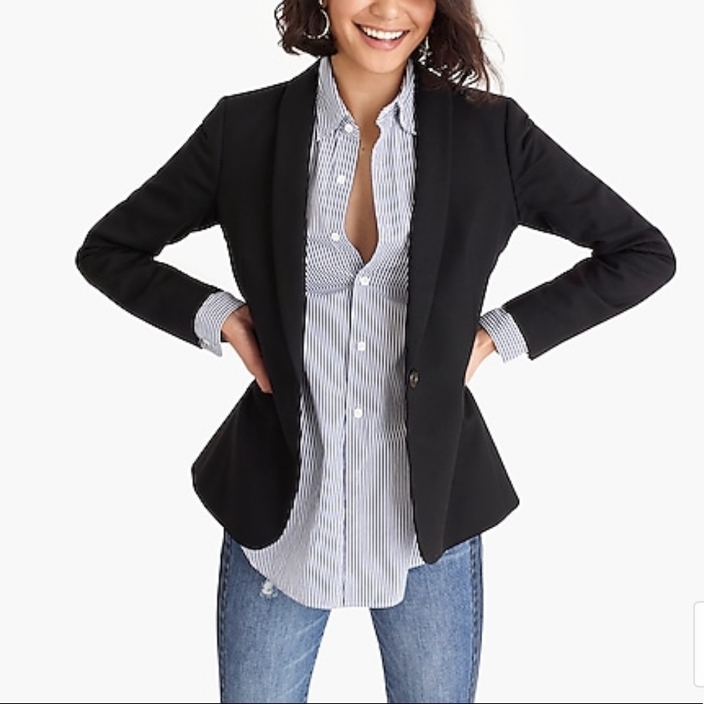 J. Crew Parke Blazer in Wool Flannel